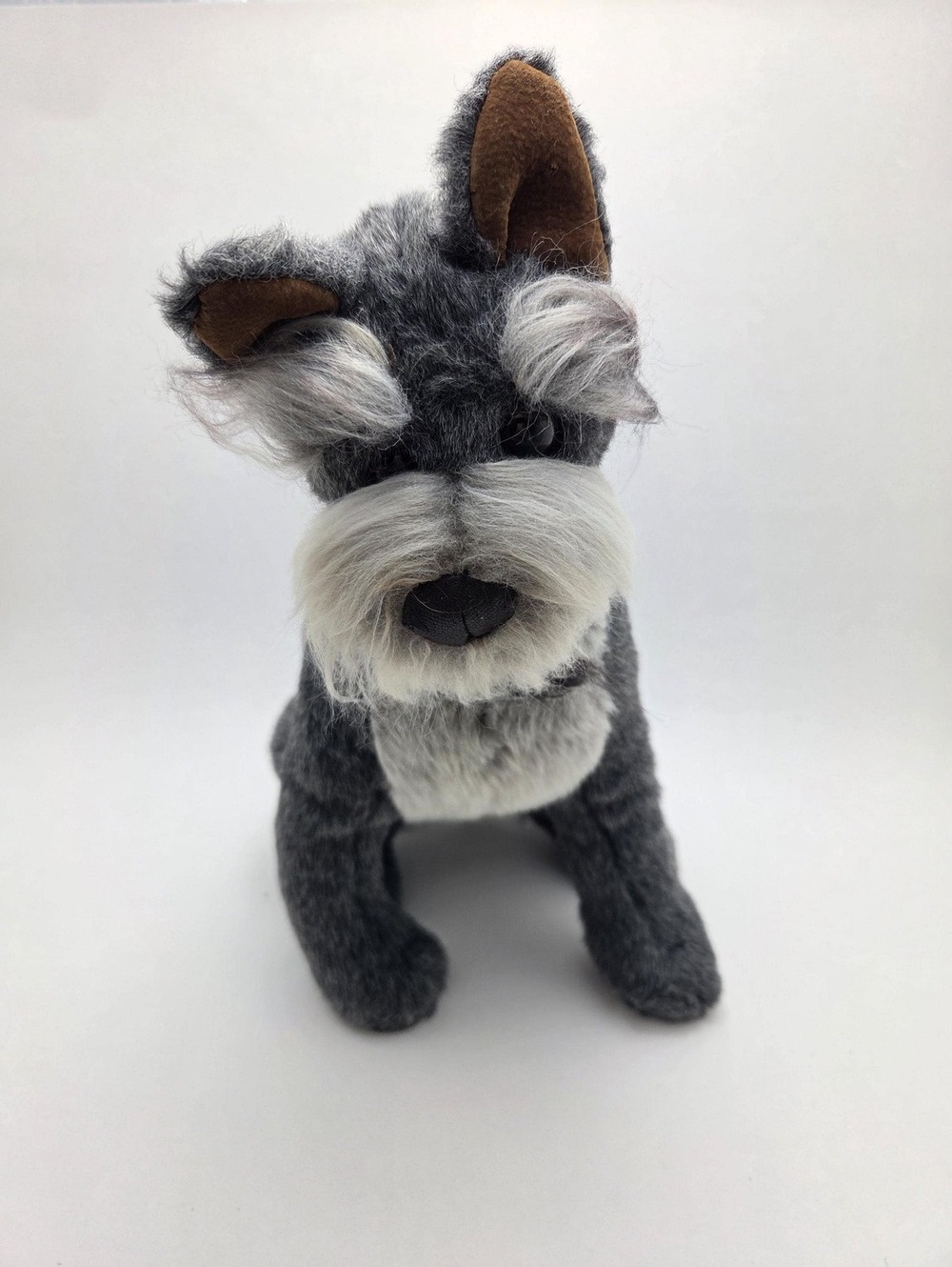 TY Classics Collection “Max” the Schnauzer Dog - No Hang Tag (12.5 inch)
